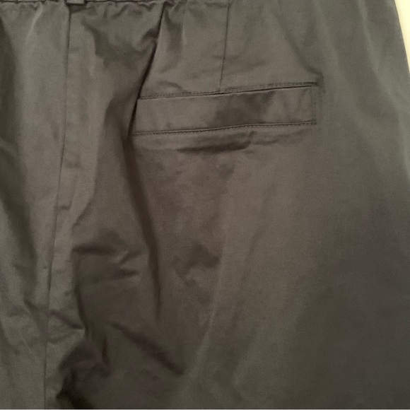 NWT Anthropologie Maeve Black Wide Barrel Leg Petite Small Minimalist Crop Pants - Picture 3 of 8